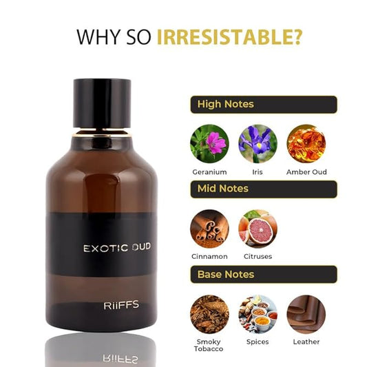 RiiFFS Exotic Oud Perfume For Men 100ml