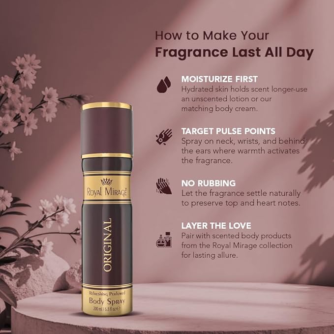 ROYAL MIRAGE BODY SPRAY 200ML