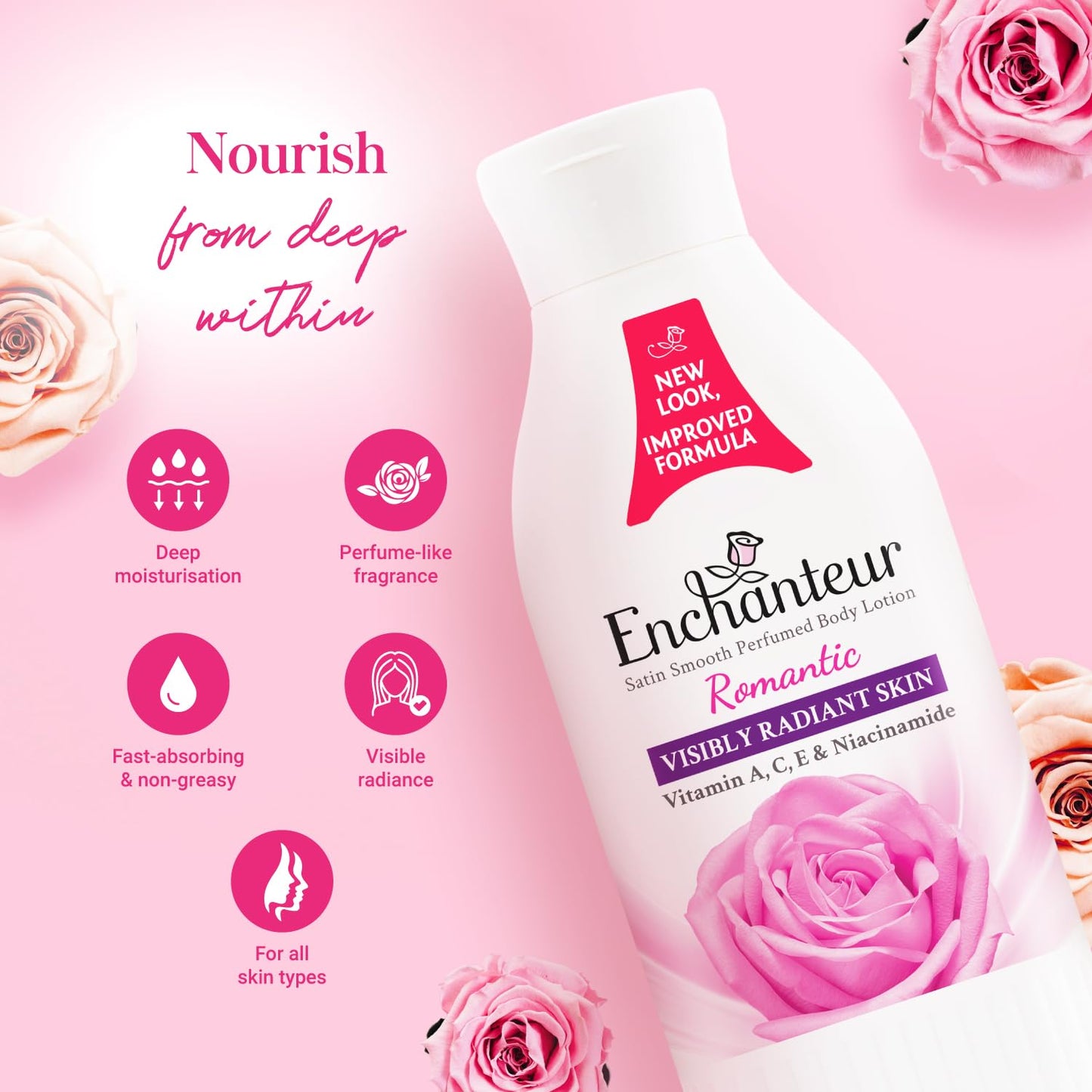 Enchanteur Romantic Perfumed Body Lotion, 250ml
