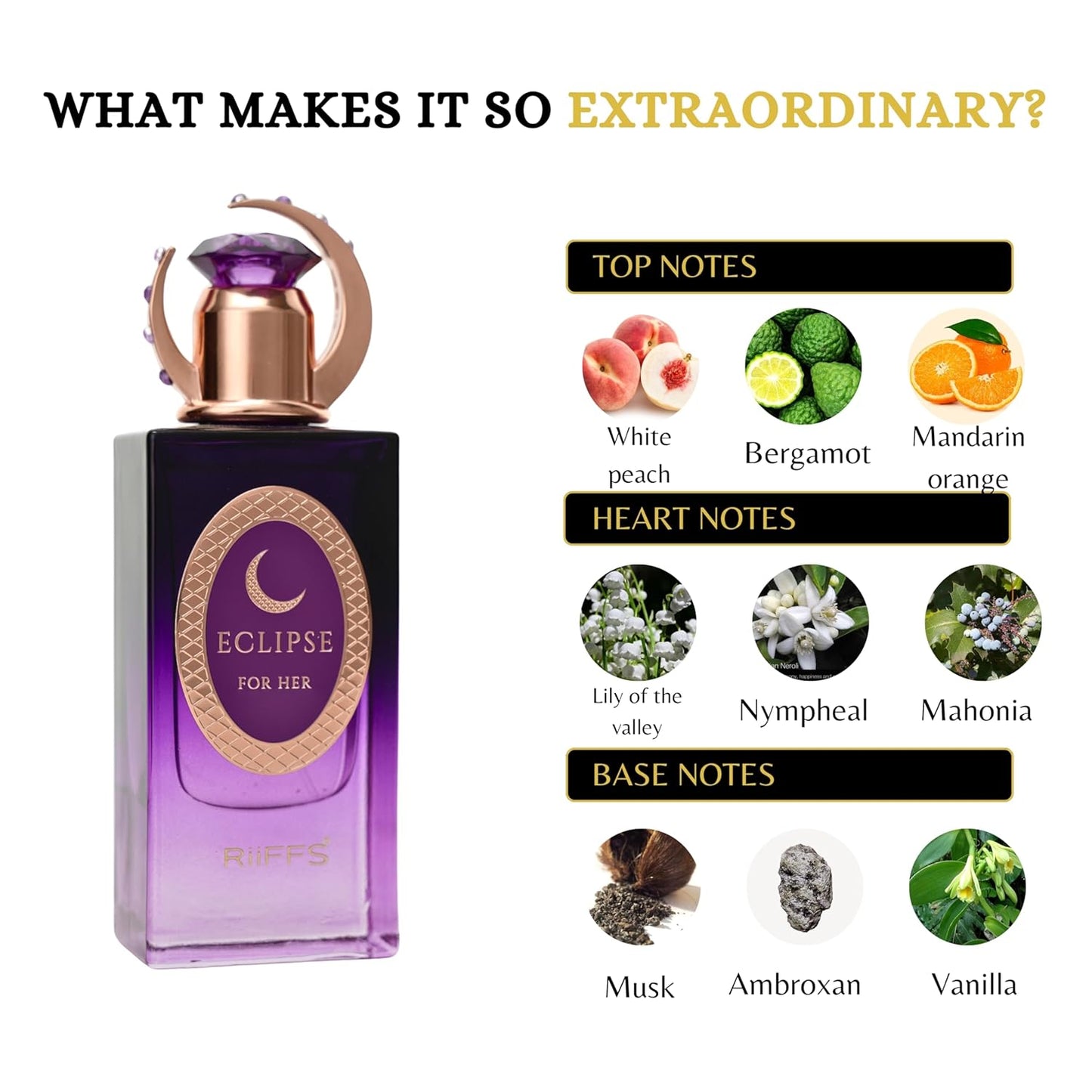 RiiFFS Eclipse for Her Extrait De Parfum, 60ml
