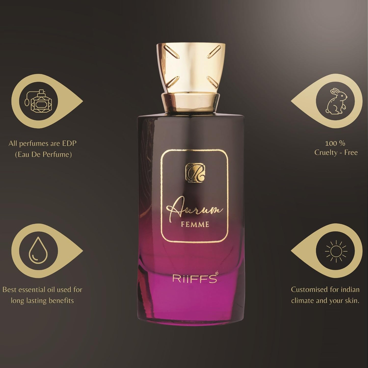 RiiFFS Aurum Femme Extrait De Parfum 100ml