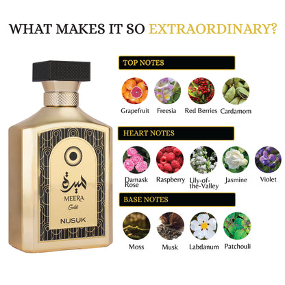 NUSUK MEERA GOLD Perfume100 ml