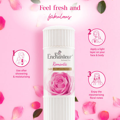 Enchanteur Romantic Talc Powder 125g